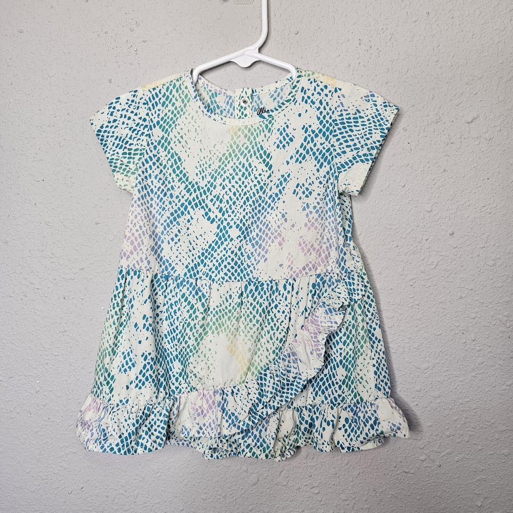 Wrangler Dress Baby Girl Toddler 24 M Pastel Rainbow Wrap w/‎ Diaper Cover